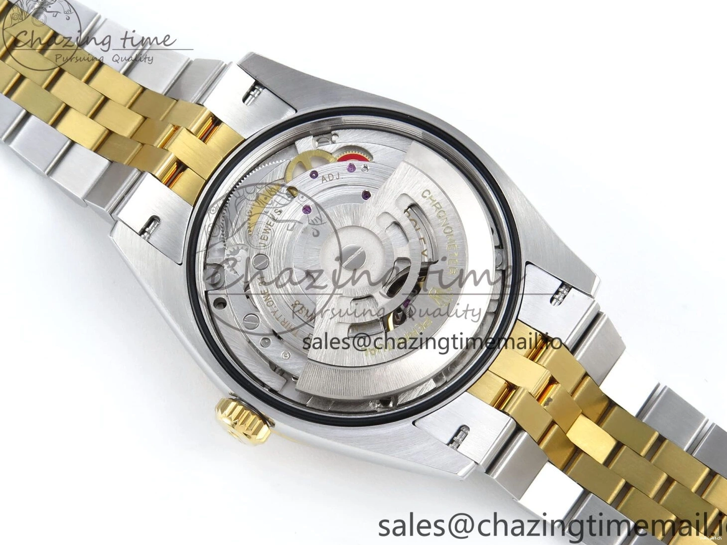 SS Dial YG EWEF Leaf Edition A3235 on Jubilee 126233 36 DateJust Best YG Bracelet 0501
